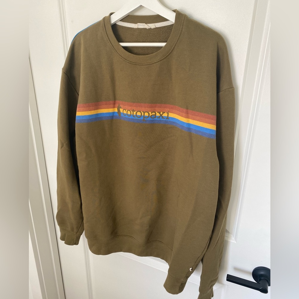 Cotopaxi On The Horizon Crew Sweatshirt Men’s XXL | Oak Color